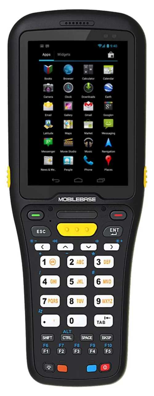 Терминал сбора данных MobileBase DS5 (4.3 ", Android 9.0, 3Gb/32Gb, 2D, Wi-Fi, BT, 4G, Camera, БП, Numeric RUS, IP67, 5800 mAh).